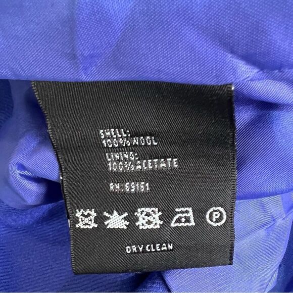 Carlisle Purple Double Breasted Blazer Size 0 - Picture 10 of 10